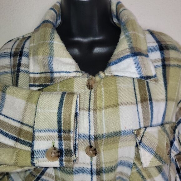 Arizona Plaid Super Soft button up jacket shacket Size XL - Picture 4 of 7